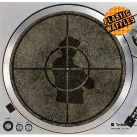 Plastic Waffles Public Enemy Scratched Slipmat Turntable 12" LP Record Player DJ Audiophile