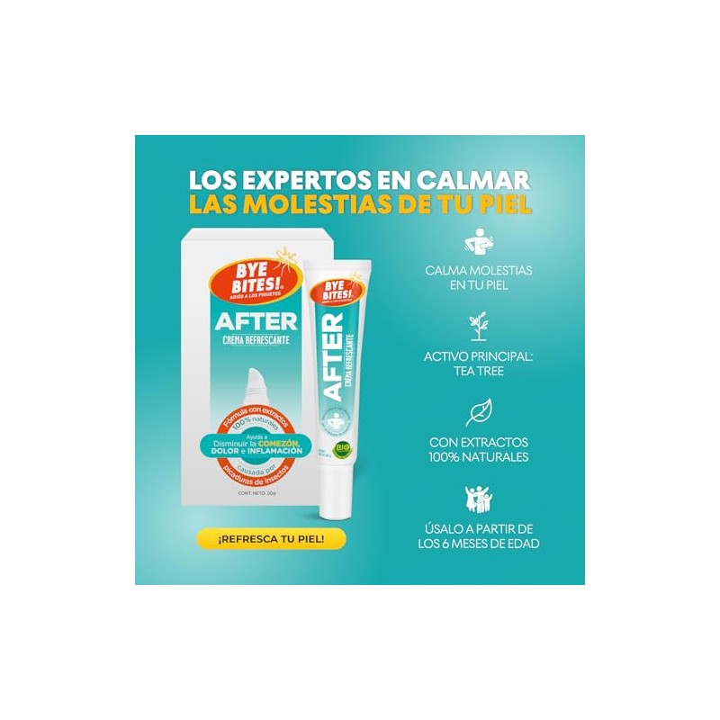 Crema Refrescante Bye Bites After calma molestias de la piel