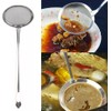 1 PC Stainless Steel Fat Skimmer Spoon, Fine Mesh Strainer