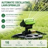 HOSUN Oscillating Lawn Sprinkler, Adjustable Garden Water Sprinkler for Yard,