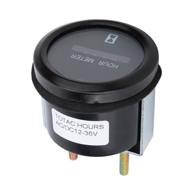 Waterproof Indicator Light Hour Meter for Engineering Vehicle Generator 0-99999.9