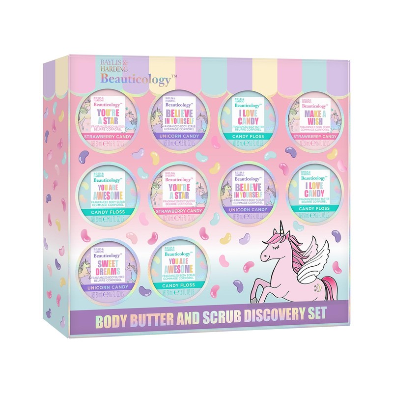 Baylis & Harding Beauticology Candy Body Scrub & Butter Discovery