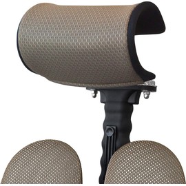 Dreamwear DP-HR75F-ABN1 Headcover, Brown, Width 9.4 x Depth 8.3 inches (24 x 21 cm), Office Chair, Headrest, Chair Cover