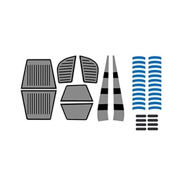 TROOPERBAY Legacy FX/AM Replacement Stormtrooper Helmet Decal Set Standard