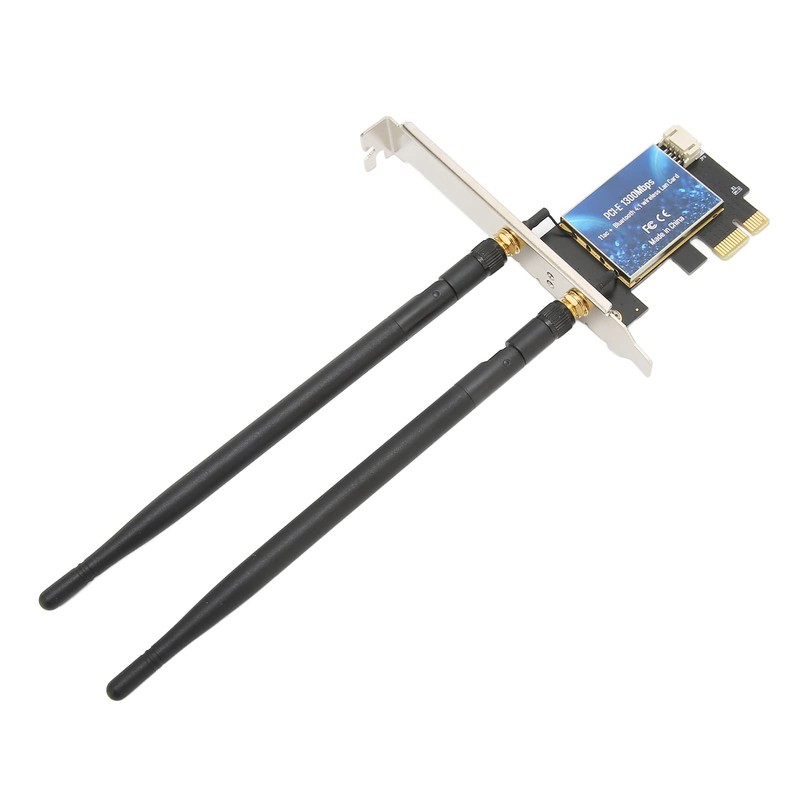 PCIe WiFi Card, 2.4GHz 5GHz Dual Band Wireless Adapter, Bluetooth