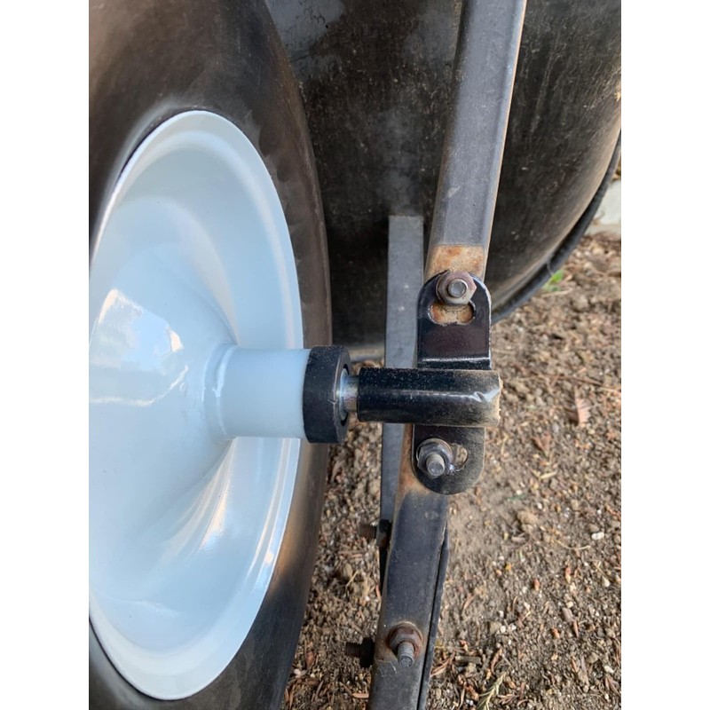 Corona 2506-89 - Axle & 2 Brackets - Heavy-Duty Steel