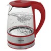EUROSTAR EKG121RD 1.2L Glass Kettle, Red
