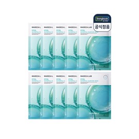Madeca Lab Hyal Waterful Glow Gel Mask Pack, 10 sheets (8 mask packs + 10 Madeca Cream 1ml free) / 마데카 랩 히알 워터풀 글로우 겔 마스크팩 10매 (마스크팩 8매+마데카크림1ml 10매 증정)