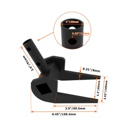 VANROUG Pallet Buster Tool, Pallet Tool Pry Bar, Heavy Duty Industrial Deck Board Removal Tool, No Handle Wrecking Pry Bar, Industrial Breaker for Removing or Tearing Down Woods