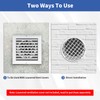 4" PVC Termination Vent Mesh Cap, 304 Stainless Steel Dryer