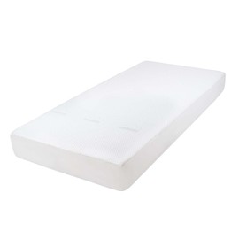 Genius eazzzy Mattress Protector 90 x 200 cm | 38 cm Height | Waterproof Mattress Topper for Mattresses & Toppers | Especially Soft, Breathable and Noiseless, White