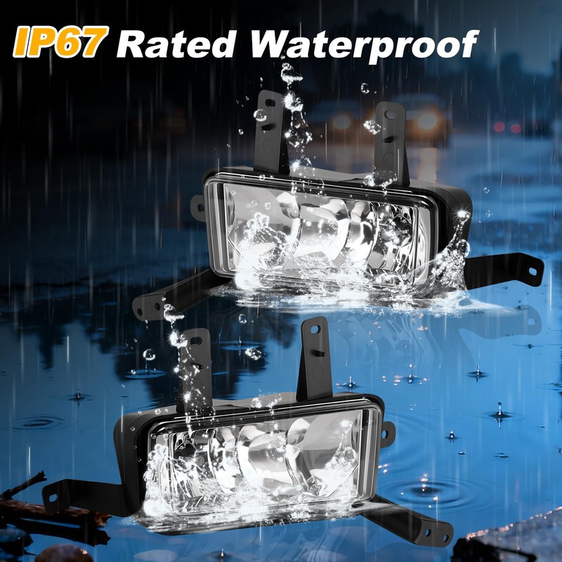Shocklight Fog Lights Fit For 2015-2020 Chevy Suburban/Tahoe 2015-2020 GMC