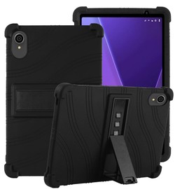 Hoibon for TECLAST P25T P26T/Vortex T10M/(T10M Pro Plus) 10.1 inch Tab Case with Stand Kids Friendly Shockproof Silicone Case Protective Cover for Maxsignage EP103A/ApoloSign ELC-EP103A-1 (Black)