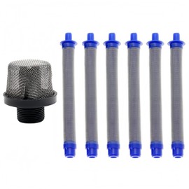 1pcs 288716 3/4-Inch Inlet Strainer Thread &6pcs 288749 Airless Spray Gun Filter Combination