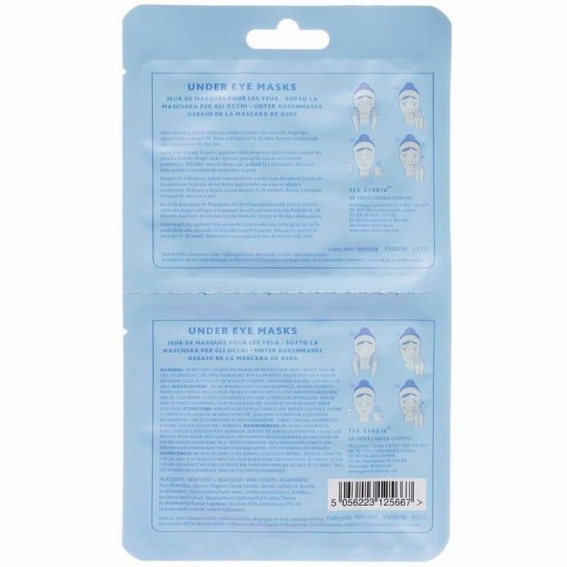 Pack your bags Set of 2 Eye Masks Green Tea