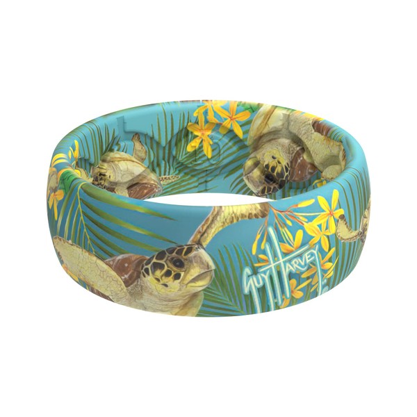 Groove Life Guy Harvey Tropical Turtle Silicone Ring - Breathable