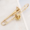 Mini Unique Gold Plating Musical Instrument Brooch Gift Decoration with