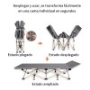 KYE Catre Camastro Plegable Colchoneta Kye Soporte 200kg 190x71x37cm Color