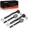 A-Premium Set of 4, Front Inner Outer Tie Rod End