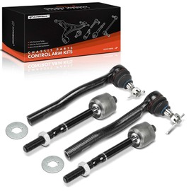 A-Premium Set of 4, Front Inner Outer Tie Rod End Kit, Compatible with Ford Ranger 2020 2021 2022 2023