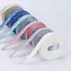 BupiMufi 2 Pairs - 9-10 mm Wide Flat Glitter Shoelaces