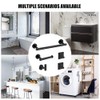 5 Pieces Bathroom Hardware Accessories Set Towel Bar Robe Hooks