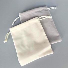 Velvet Pouch, Drawstring Pouch, Plain Pouch M / 벨벳파우치 복주머니 복조리 조리개 무지파우치M