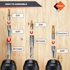 AV Steel 22 Pieces Damaged Screw Extractor Set, Easy Out