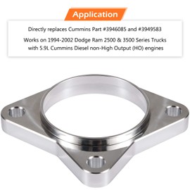 Starter Spacer Kit with Bolts 5 Speed for Dodge Ram 2500 3500 Cummins 5.9L 1994-2002