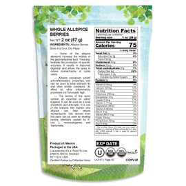 Food to Live Allspice Berries Whole (Kosher) (2 Ounces)