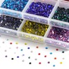 Hotfix Rhinestones Mixed 12 Colors, SS6 Rhinestones for Crafts Clothes,