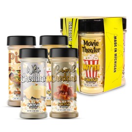 Smash "Popcorn" Seasoning 4 Pack (White Cheddar, Caramel Cheddar, Movie Theater Butter, Pizza)…
