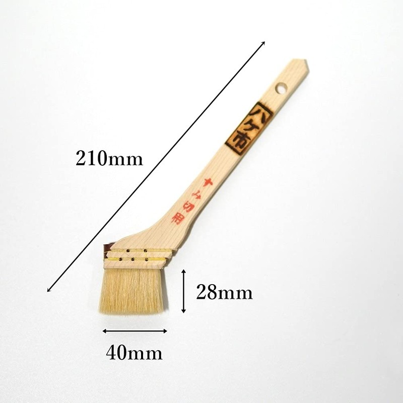 Hake City Brush Premium Goat Hair Goat Tail, Thick Mouth,