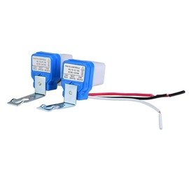 Socialme-eu Light Control Sensor Auto On/Off Automatic Switch Street Light Switch Photo Switch Highway Parks Lighting AC 12 V / 24 V / 110 V / 220 V 10 A Multi-Way Packaging Socialme-EU (24 V)