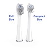 Waterpik - Cabezales de repuesto compactos Sonic-Fusion SFRB-2EW, 6 unidades,
