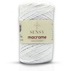 Sensy Premium - Cordón de macramé de algodón 100% reciclado
