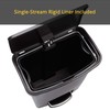 Rubbermaid Commercial Products-1883575 Streamline Slim Step-On Plastic Trash Garbage Can,
