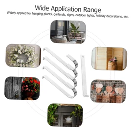 Alipis Outdoor Hanging Hooks No Drilling Siding Hangers s Hooks for Vinyl Siding