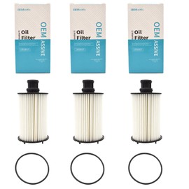 XUKEY 3PCS LR011279 Oil Filter for Land Rover,Engine Oil Filter for Land Rover LR4 Range Rover Sport Velar C2D 3670, 8W93-6A692-AC,LR 011279