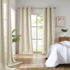 Cream Beige Curtains 2 Panels Sets for Living Room Insulated