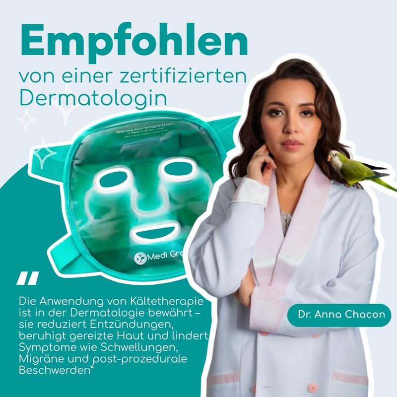 Medi Grade Cooling Mask for Face Eyes in Set, Refreshing