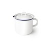 IBILI - Handmade Vintage Glazed Steel Milk Kettle 1.75 Litre