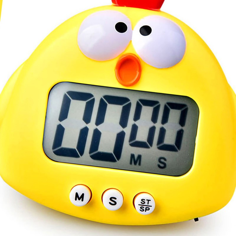 Cute Cartoon Animal Digital Timer Countdown Timer Kids Timer LCD