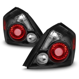ACANII - For Black Housing w/Smoke Signal Lens 2007-2012 Nissan Altima Sedan Tail Lights Lamps