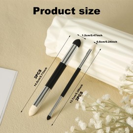 6pcs Artist Blending Sponge Pen, pastel tool 2 Sizes Double-Headed Blending Stumps for Drawing Detail Blending Sponge Pencil Sketch Pen Brush Rubbing Sponge for School Students Beginners Artists