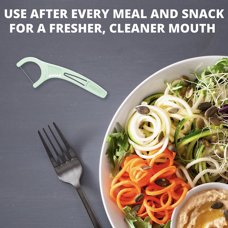 Plackers Micro Mint Dental Flossers, Travel Pack, Perfect Travel Size,