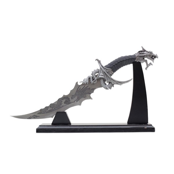 Wuu Jau Co Fantasy Display Dragon Dagger with Stand