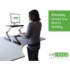 Uncaged Ergonomics WESDb Standing Desk Conveter, black