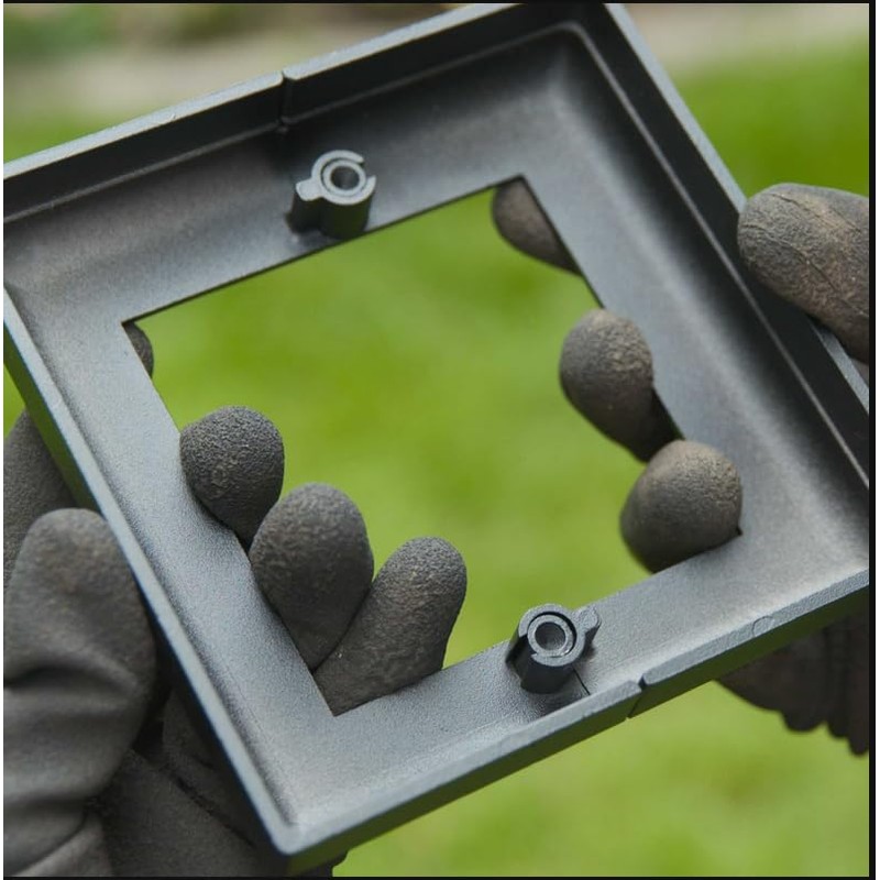 Nuvo Iron ADPBS6 Aluminum 6X6 Post Skirt Base, 1 Count