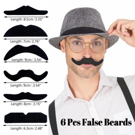 GIFIKOI 1920s Mens Costume Accessories Outfit Fedora Hat Vintage Pocket Watch Bow Tie Suspenders Roaring 20s Costumes Gangster Roaring Accessories for Gatsby Party Cosplay Grey